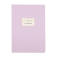 Тетрадь 40 листов А5 линия Monocolor зефирный сиреневый, матовая ламинация софт-тач, бежевая бумага 70г/м2 7-40-1318/07 Bruno Visconti 24/144