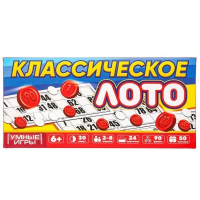 Умные игры Игра   Лото. Классическое 379131 Россия