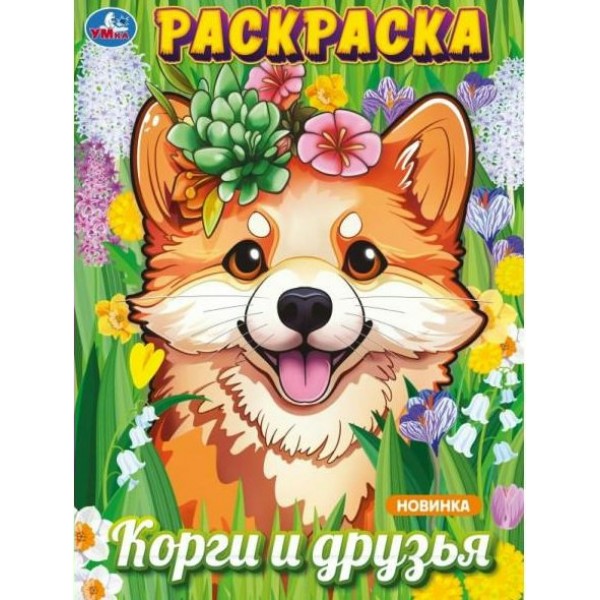 Раскраска. Корги и друзья. А4. 