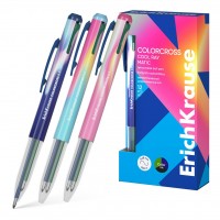Ручка шариковая автоматическая 3в1 Colorcross Matic Cool Ray ассорти синяя 0,7мм 61091 ErichKrause 12/144