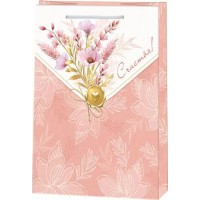 Мир открыток/Пакет бумажный ламинированный. Счастья/!180 x 227 x 100/10-30-470М/