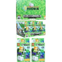 NoName Игрушка   Конструктор. Фигурки из кубиков. Персонажи игры/6 - 12 деталей KNS1832 Китай ассортимент