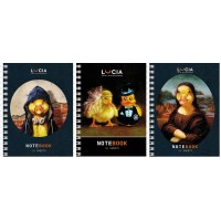 Книжка записная 80 листов А6 клетка, гребень Узнай себя!_Утки (Lucia Heffernan) 80ЗК6В1гр Хатбер  086879 Книжка записная 80 листов А6 клетка, гребень Узнай себя!_Утки (Lucia Heffernan) 80ЗК6В1гр Хатбер  086879