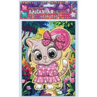 Мозаика алмазная на картоне 15х21 3 фигурки панда, сова, кошечка с шариком частичная выкладка, пакет АМЕ-122282 МультиАрт Мозаика алмазная на картоне 15х21 3 фигурки панда, сова, кошечка с шариком частичная выкладка, пакет АМЕ-122282 МультиАрт