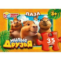Умные игры Пазл-мини 35 Милые друзья Россия Умные игры Пазл-мини 35 Милые друзья Россия