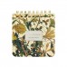 Блокнот 60 листов А6 90х90 линия, гребень Pocket journal Summer Greens бежевая бумага, 80г/м2 3-649/07 Bruno Visconti 24/96