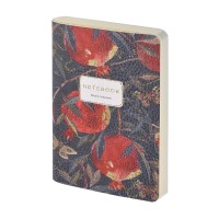 Книжка записная 60 листов А6 линия, интегральная обложка, кожзам Гранат бежевая бумага, 80г/м2 7-60-1316/06 Bruno Visconti