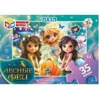 Умные игры Пазл-Мини 35  Лесные феи  ---