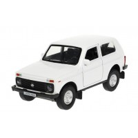 Технопарк Игрушка   Машина. LADA 4 x 4 белая/12 см, металл, инерционная LADA4X4-12-WH Китай