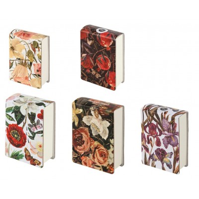 Блокнот 250 листов А7 без линовки, твердая обложка Smart Journal Flora бежевая бумага, отрывные листы, 70г/м2 3-558/04 Bruno Visconti