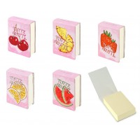 Блокнот 250 листов А7 без линовки, твердая обложка Smart Journal Tutti Frutti бежевая бумага, отрывные листы, 70г/м2 3-558/05 Bruno Visconti 40/240