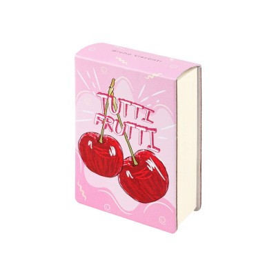 Блокнот 250 листов А7 без линовки, твердая обложка Smart Journal Tutti Frutti бежевая бумага, отрывные листы, 70г/м2 3-558/05 Bruno Visconti 40/240