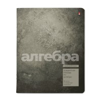 Тетрадь предметная 48 листов А5 клетка Stone Color Алгебра 60г/м2 7-48-1358/09 Альт 20/60