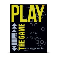 Тетрадь 80 листов А5 на кольцах, клетка, твердая обложка Play the game глянцевая ламинация 60г/м2 7-80-081/10 Альт