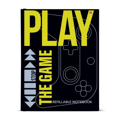 Тетрадь 80 листов А5 на кольцах, клетка, твердая обложка Play the game глянцевая ламинация 60г/м2 7-80-081/10 Альт