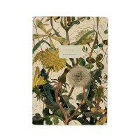 Тетрадь 40 листов А5 клетка Summer Greens матовая ламинация софт-тач, бежевая бумага, 70г/м2 7-40-001/159 Bruno Visconti 24/96