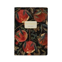 Тетрадь 40 листов А5 клетка Гранат матовая ламинация софт-тач, фольга золото, бежевая бумага, 70г/м2 7-40-001/170 Bruno Visconti 24/96