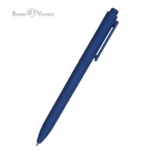 Ручка шариковая автоматическая SoftClick Navy синяя 0,7мм 20-0418 Bruno Visconti 24/288