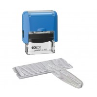 Штамп самонаборный 14х38мм 4-строчный + касса NEW Printer синий С20 SET blue Colop  5999 Штамп самонаборный 14х38мм 4-строчный + касса NEW Printer синий С20 SET blue Colop  5999