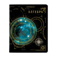 Тетрадь предметная 48 листов А5 клетка Созвездие Алгебра 60г/м2, золотая фольга 7-48-1335/09 Альт 20/60