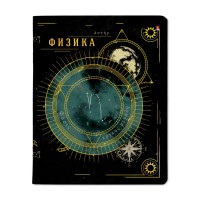 Тетрадь предметная 48 листов А5 клетка Созвездие Физика 60г/м2, золотая фольга 7-48-1335/01 Альт 20/60