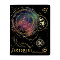 Тетрадь предметная 48 листов А5 клетка Созвездие История 60г/м2, золотая фольга 7-48-1335/04 Альт 20/60