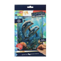 Картина по номерам холст на картоне 28,5х20 7 цветов CANV28X20-117516 МультиАрт