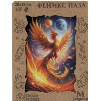 DreamWoods Пазл 135 ФигурнПазлы Феникс/дерев Р-063 Россия