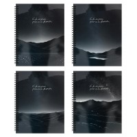 Тетрадь 48 листов А5 клетка, гребень Пейзаж темноты выборочный УФ-лак, 60г/м2 ТОГК48-ПТ SchoolФормат 4/80 257288 Тетрадь 48 листов А5 клетка, гребень Пейзаж темноты выборочный УФ-лак, 60г/м2 ТОГК48-ПТ SchoolФормат 4/80 257288