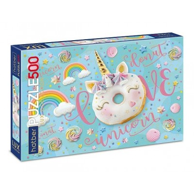 Хатбер Пазл 500 Премиум Sweet unicorn 500ПЗ2лоф_27265 Россия