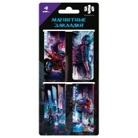 Закладка магнитная Набор 4шт Игра в реальности 25х58мм  Феникс  65059 Закладка магнитная Набор 4шт Игра в реальности 25х58мм  Феникс  65059