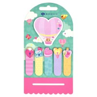 Блок клей -закладки Воздушный шар 5х5см, 1,5х5см 90шт 80г/м2 65205 Феникс 25/100