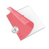 Тетрадь 18 листов А5+ 170х203 клетка, пластиковая обложка Классика CoverPrо Soft Reef коралловый, 60г/м2 64318 ErichKrause 10/200
