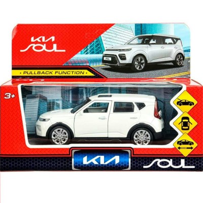 Технопарк Игрушка   Машина. KIA soul/12 см, металл, инерционная SOUL-12-WH Китай