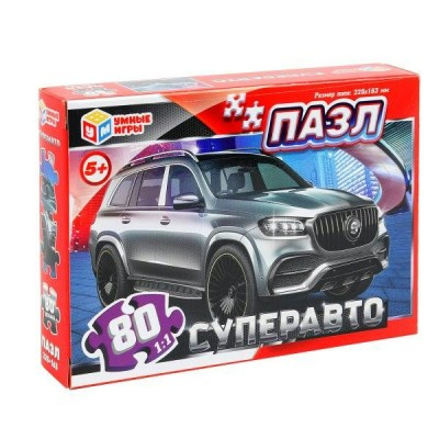 Умные игры Пазл 80  Суперавто  Россия