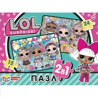 Умные игры Пазл 39  L.O.L. 2 в 1  Россия