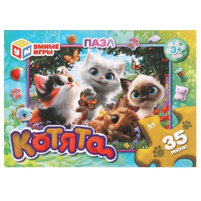 Умные игры Пазл-мини 35  Котята  Россия