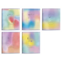 Тетрадь 48 листов А5 клетка Градиент воображения глянцевая ламинация, фольга, 60г/м2 ТОК48-ГВ SchoolФормат 5/80 257283