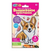 Вышивание крестиком Корги VSH-122829 МультиАрт