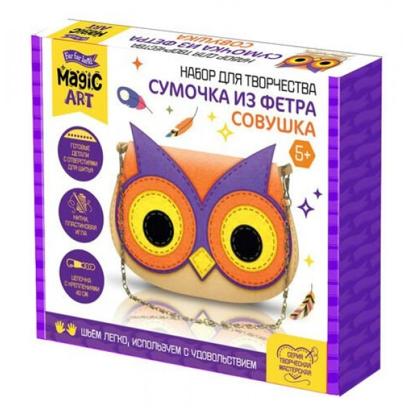 Шитье сумочка из фетра Совушка 05607 ДесятоеКорол
