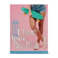 Тетрадь 80 листов А5 на кольцах, клетка, твердая обложка Penny board глянцевая ламинация 60г/м2 7-80-081/42 Альт