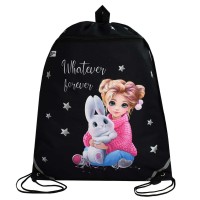 Мешок для сменной обуви 36х48см Девочка и зайка 1 отделение, шнурок 69169 Феникс 24/72