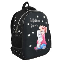 Ранец школьный 27,5х37,5х14,5см Девочка и зайка полиэстер, ЭВА панель, формоустойчивая спинка, пластиковые ножки, 1 отделение 68229 Феникс Ранец школьный 27,5х37,5х14,5см Девочка и зайка полиэстер, ЭВА панель, формоустойчивая спинка, пластиковые ножки, 1 отделение 68229 Феникс