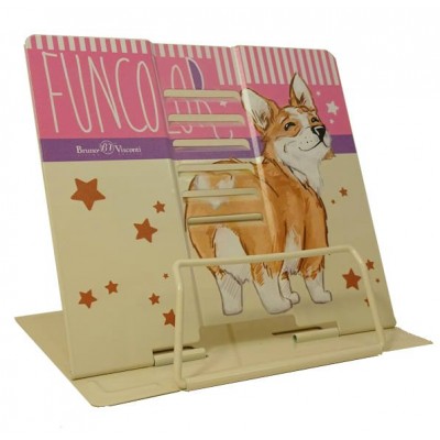 Подставка для книг металлическая Fun Корги с регулируемым наклоном 24-0012/01 Bruno Visconti 12/24