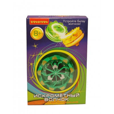 BONDIBON Игрушка   Волчок искрометный. Зеленый ВВ6559 Китай
