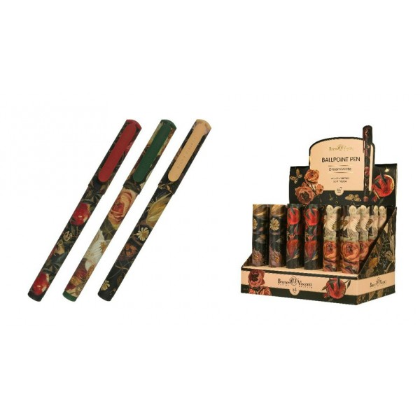 Ручка подарочная шариковая DreamWrite Flora Black night синяя 0,7мм в футляре 20-0264/14 Bruno Visconti 24/288