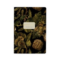 Тетрадь 40 листов А5 клетка Nuts матовая ламинация софт-тач, фольга золото, бежевая бумага, 70г/м2 7-40-001/179 Bruno Visconti 6/24