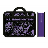 Папка на молнии А4 33х26см пластиковая с ручками Imagination широкая, расширение 12см ПМ-А4-251 Пчелка