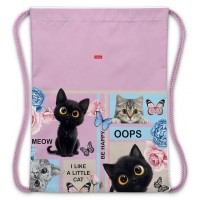 Мешок для сменной обуви 33х42см Cat day 1 отделение NMn_18026 Хатбер  090412