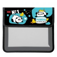 Папка для тетрадей А5 24х20,5см пластиковая на липучке Панда знерджи 1 отделение, расширение 4см AMp_05057 Хатбер 090400 Папка для тетрадей А5 24х20,5см пластиковая на липучке Панда знерджи 1 отделение, расширение 4см AMp_05057 Хатбер 090400